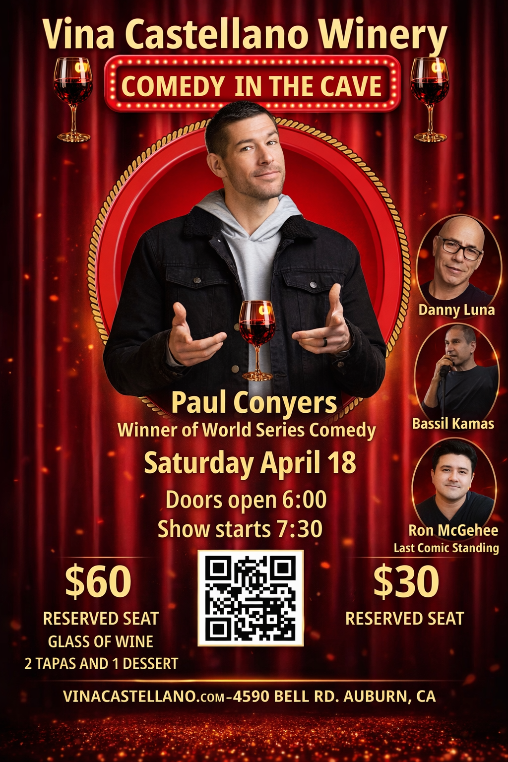 Ticket - Corks and Comedy